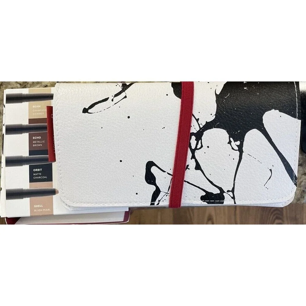GLO Skin Beauty Eye Shadow Set‎ With Case 4 Crayons The Georgia Limited NWT